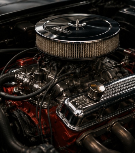 V8-Motor Detail
